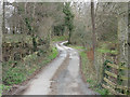 Farm access road for Wernddu