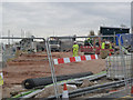 The approach to Lenton railway bridge