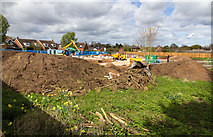 SP2754 : Building starts on the Donkey Field by David P Howard