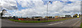 Panorama view of site of new supermarket