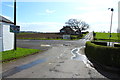 Approaching the A70 at the Old Toll