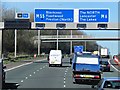 Sign Gantry Approaching Junction 31, Northbound M6