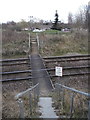 Path/Railway Crossing, Shrewsbury Golf Club