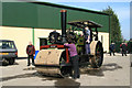 SK2406 : Statfold Barn Railway - steam roller by Chris Allen