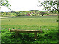 Bench on the site of St Botolph