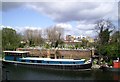 Canal Boat & Cemetery