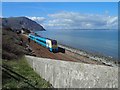 SH7277 : Train heading east on the North Wales line near Dwygyfylchi by Steve  Fareham