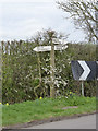 Fingerpost, Spa Lane/Lordship Lane, Orston