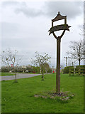 SK7740 : Village sign, Orston by Alan Murray-Rust