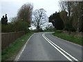 A bend in Brigg Road, Clixby