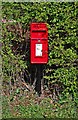 Post-mounted Elizabeth II postbox, Trimpley, Worcs