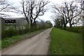 Lane towards Haxby Moor Road