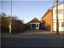 TQ9618 : Very small launderette on Lydd Road, Camber by David Howard