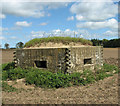 WW2 pillbox in field