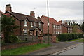 Blended old and new houses in Elsham