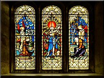NY2524 : Crosthwaite Church, Stained Glass Window by David Dixon