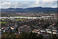 Kingsway Retail Park from Dundee Law