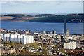 Dundee city centre from Law