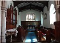 All Saints, Dunton Bassett - interior view