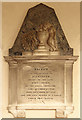 St Mary, North Shoebury - Wall monument