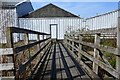 Footbridge at Broughton Brewery