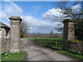 Entrance to house near Monkcombe Wood