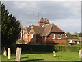 Cottages by Thursley Church