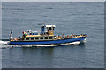 SW8432 : Adrian Gilbert ferry off St Mawes Castle by Jo Turner