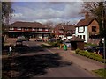 View along Burleigh Way towards Station Road, Crawley Down