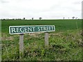 Regent Street Roadsign at Wickmere