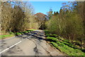 Road to the A711 near Torglass Hill