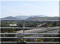 The A1 and the Belfast-Dublin Railway line from the overhead road bridge