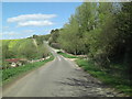 Un-named lane crosses the River Leach