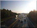 The M25 eastbound at Combe Wood