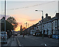 Cherry Hinton Road sunset