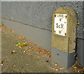 Larne Rural District Council fire hydrant post, Trooperslane, Carrickfergus