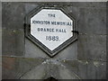 Plaque, Newtownbutler Orange Hall