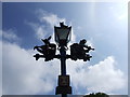SP2054 : Lamppost sculpture, Stratford-upon-Avon by Chris Whippet