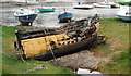 Wreck in Abersoch Harbour