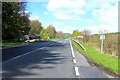 The A76 approaching Auldgirth