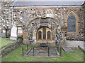 The grave of  Charles Arthur Wellesley Stewart  at St Nicholas Church, Carrickfergus