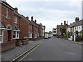 Looking down Parr Street towards the A35