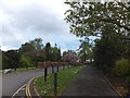 Entrance drive of King George V playing fields, Exeter