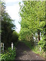 Footpath along old railway line, Ram Hill