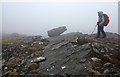 NC3430 : Perched boulder on rock slab by Trevor Littlewood
