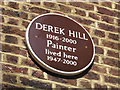 Plaque to Derek Hill