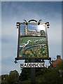 TM4396 : Haddiscoe Village sign by Geographer