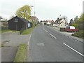 Looking north along the road through Mundon