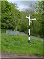 Finger post, Hall Lane/Owthorpe Road, Colston Bassett