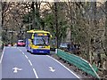 Glasgow Bus on the A82 South of Inveruglas